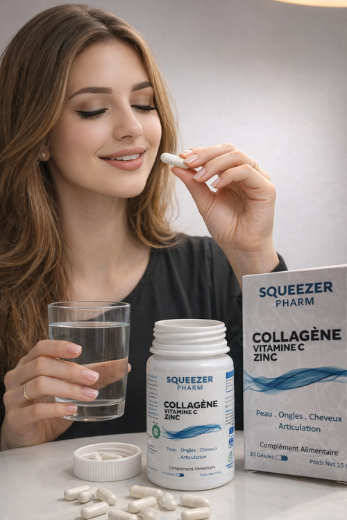 COLLAGENE +VITAMINE C + ZINC